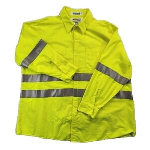 Spotlite LX UniFirst Hi-Vis Reflective Shirt Neon Yellow Men 3XL 09AHHT Workwear